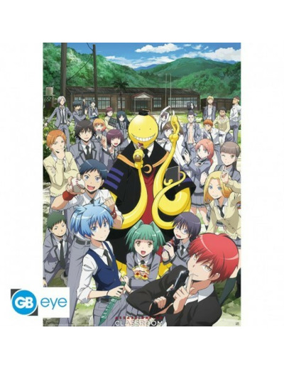 ASSASSINATION CLASSROOM - Poster "Groupe" roulé filmé (91.5x61)