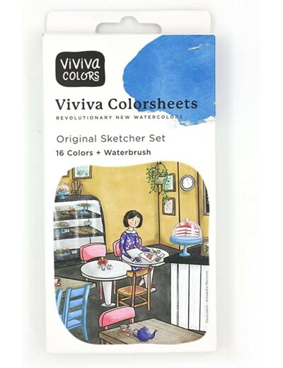 Vivia Colorsheets original Sketcher Set - aquarelle