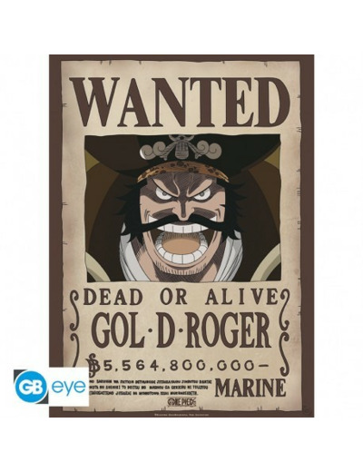 ONE PIECE - Poster Chibi 52x38 - Wanted Gol D. Roger