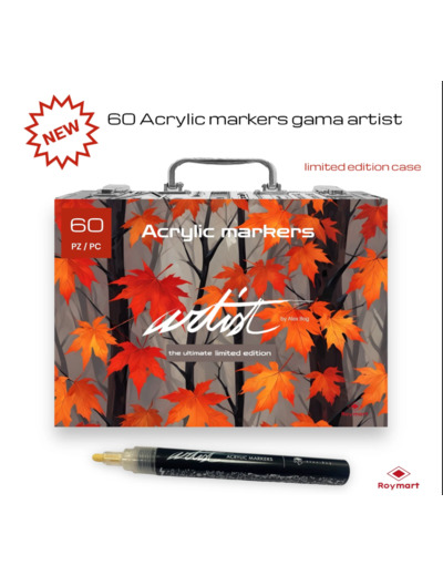 Boite 60 feutres acryliques Artist