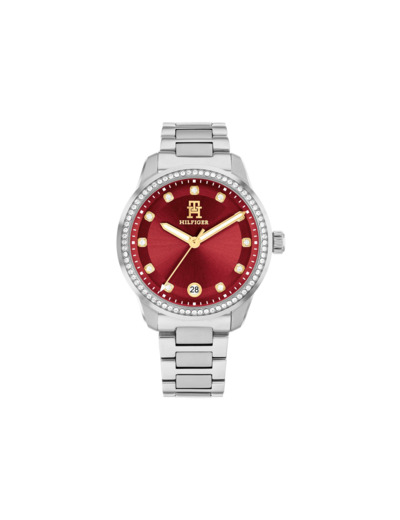 Montre Tommy Hilfiger en acier bordeaux 1782794
