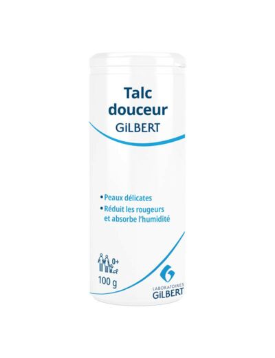 TALC FLACON POUDREUR LABORATOIRES GILBERT 100G