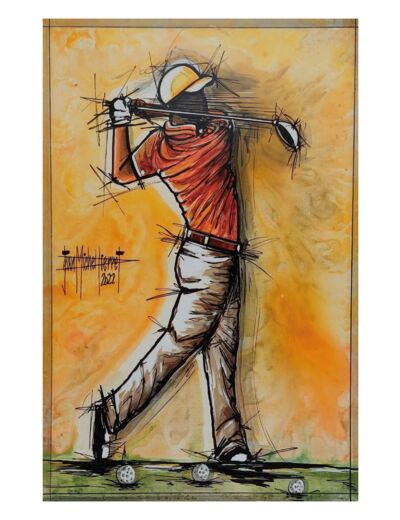 Le golfeur swing 246 1