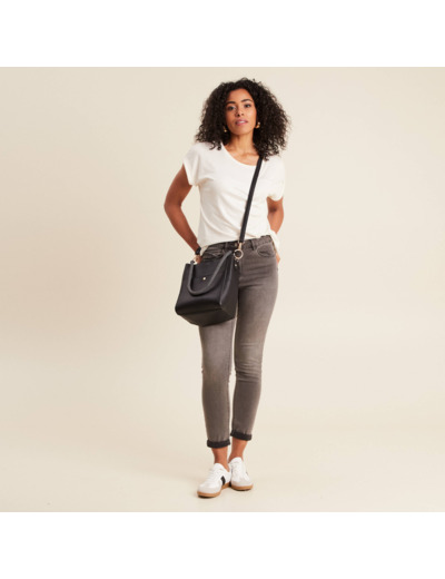Jean ajusté taille standard 7/8ème
