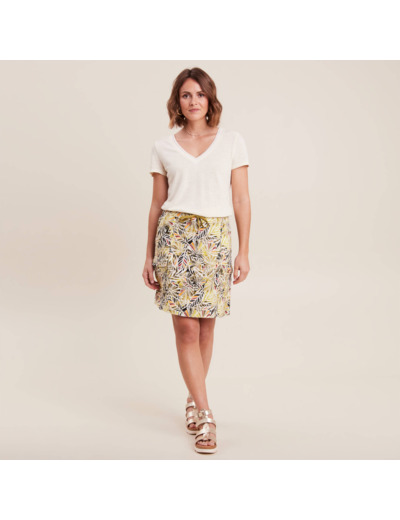 T-shirt manches courtes col en V
