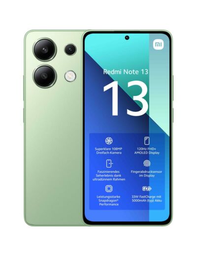 SMARTPHONE REDMI NOTE 13 128 Go Vert