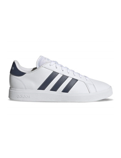 Basket homme blanc marine adidas grand court