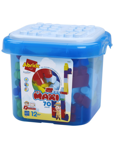 BAC 70 PIECES BLEU LES MAXI