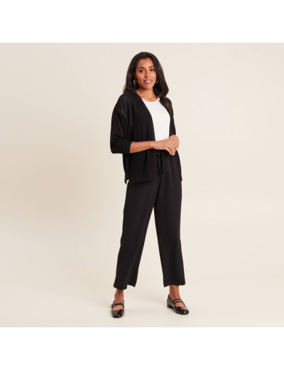 Pantalon flou droit 7/8ème