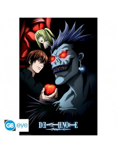 DEATH NOTE - Poster "Groupe" roulé filmé (91.5x61)