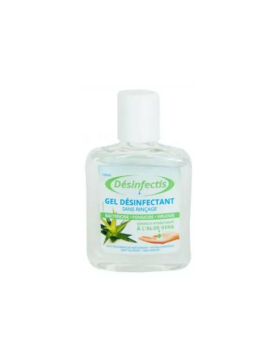 GEL HYDROALCOOLIQUE A L'ALOE VERA DESINFECTIS FLACON DE 100ML