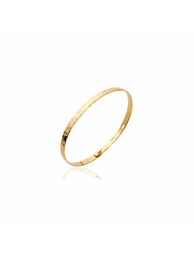 Bracelet jonc en plaqué or