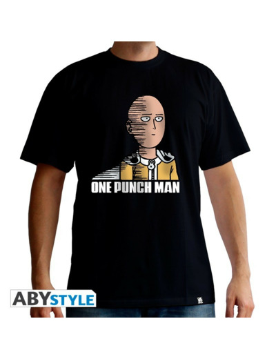 ONE PUNCH MAN - Tshirt "Saitama Fun" homme MC black