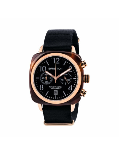 Montre Briston Clubmaster Classic Chrono Date Acétate