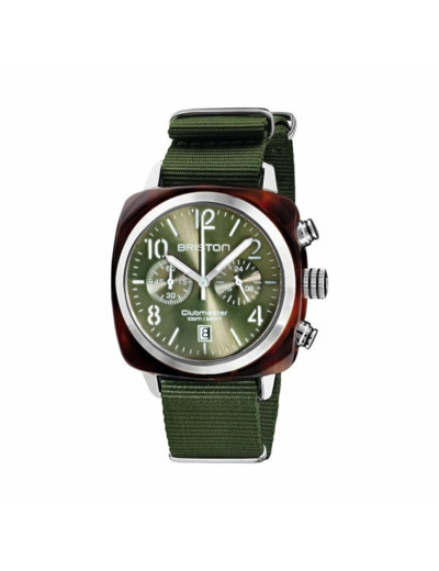 Montre Briston Clubmaster Classic Chrono Date Acier et Acétate