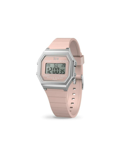 Montre Ice-Watch ICE digit retro Pink Silver
