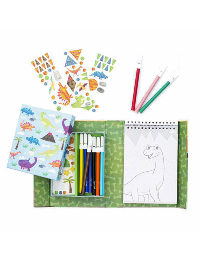 Coffret de Coloriage Dinosaure - TT14013 - Tiger Tribe