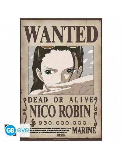 ONE PIECE - Poster Chibi 52x38 - Wanted Nico Robin Wano