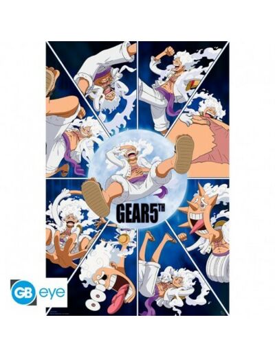 ONE PIECE - Poster Maxi 91,5x61 - Gear 5th Dingo