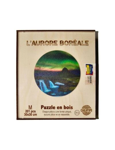 L’aurore boréale Puzzle en bois