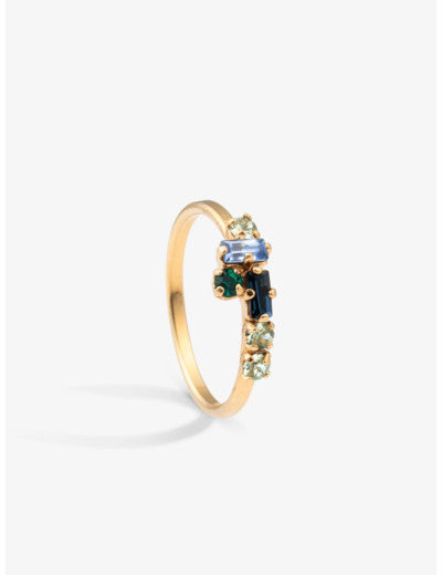 April Please Bague Ulysse Bleu et Vert