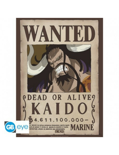 ONE PIECE - Poster Chibi 52x38 - Wanted Kaido