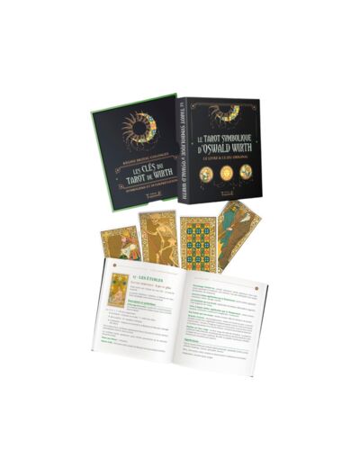 Le tarot Symbolique d'Oswald Wirth - Coffret - Le livre & le jeu