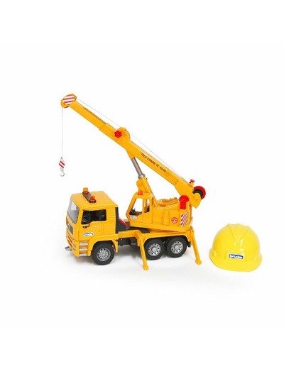 CAMION GRUE MAN AVEC CASQUE DE CHAN