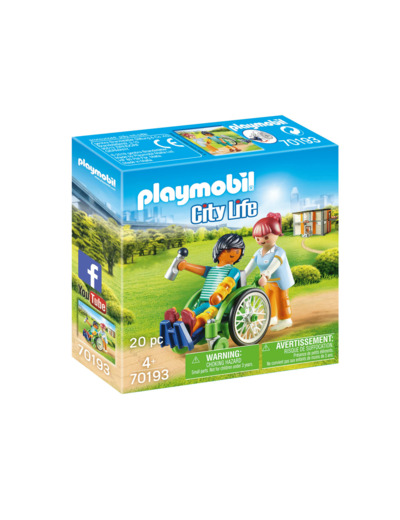 Patient fauteuil roulant