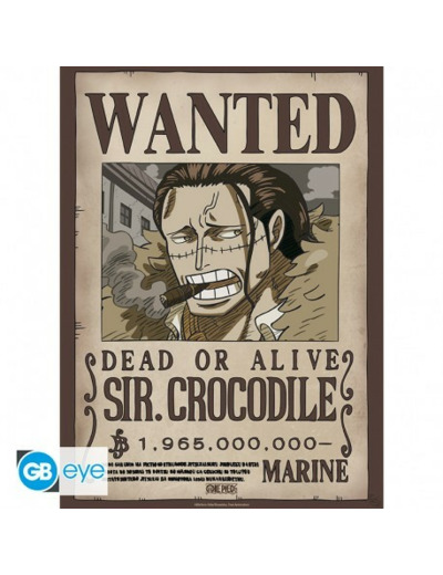 ONE PIECE - Poster Chibi 52x38 - Wanted Crocodile Wano