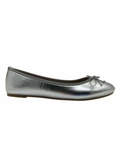 Ballerine femme argent