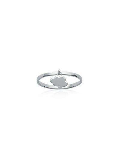 Bague en argent rhodié