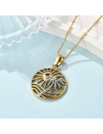 Collier Playa bicolore