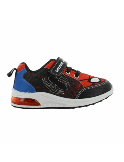 Basket garcon noir spiderman