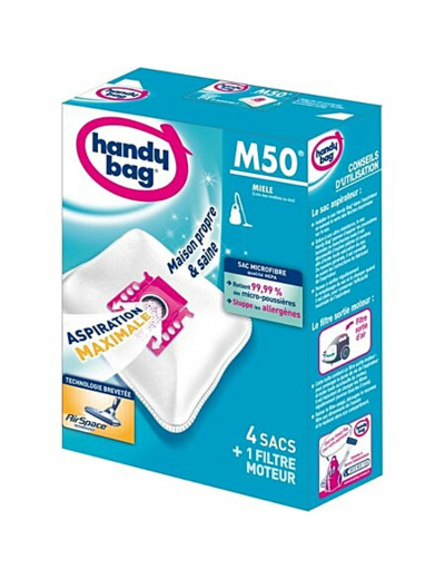 Sac aspirateur handy bag m50 x4 sacs