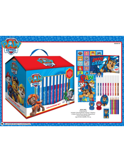 MAISON DE COLORIAGE PAW PATROL