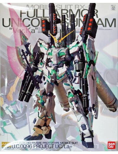 MG 1/100 RX-0 Full Armor Unicorn Ver.Ka - Model Kit 18cm MIX FIG