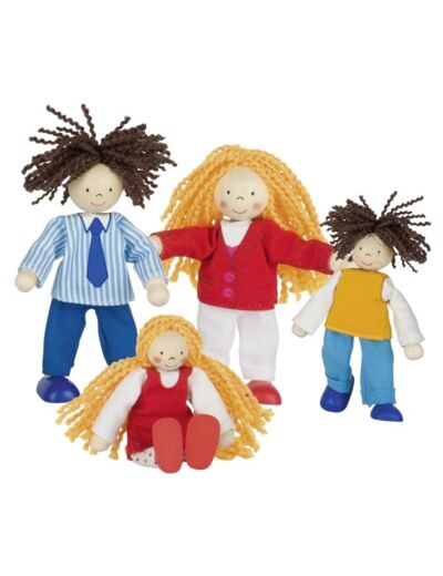 Famille de mini poupées articulée - 51800
