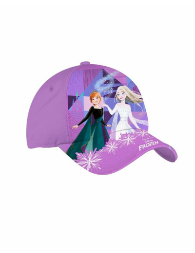 Casquette fille violet la reine des neiges