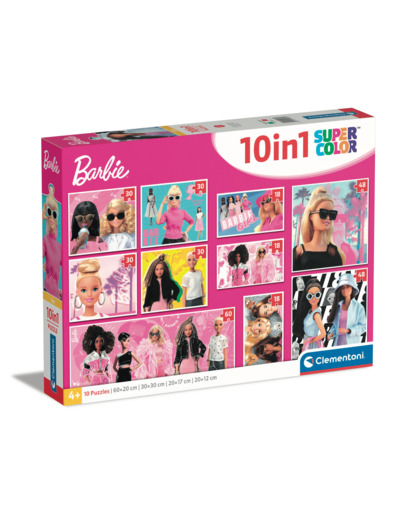 Puzzle 10 en 1 - Barbie