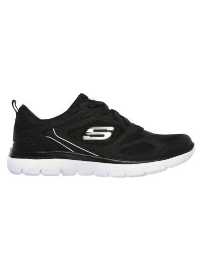 Basket femme noir skechers