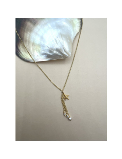 Collier Indriya Nymphea en vermeil