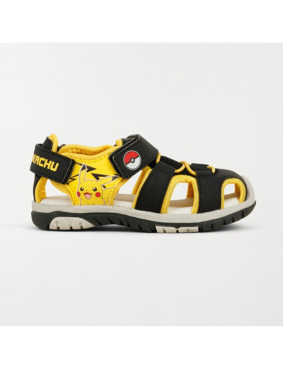 Sandale fermee garcon noir pokemon