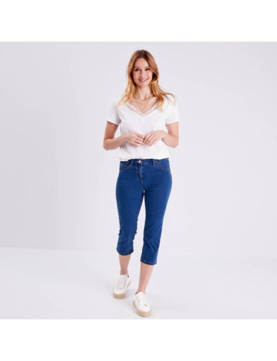 Pantacourt droit taille standard