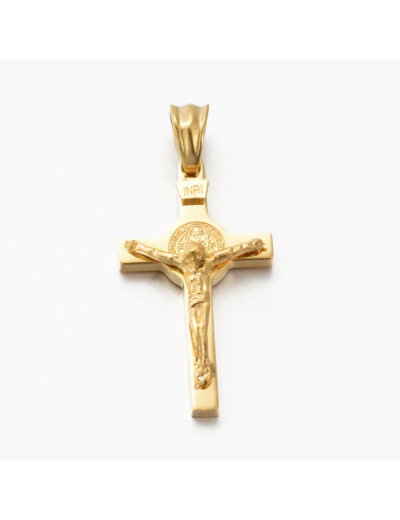 Pendentif Croix INRI en acier inoxydable
