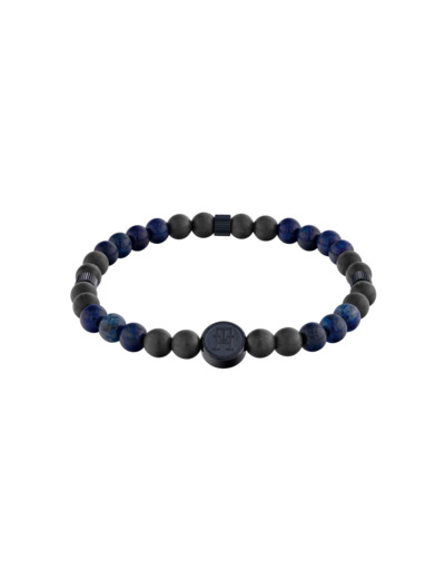 Bracelet Tommy Hilfiger en acier et lapis lazuli