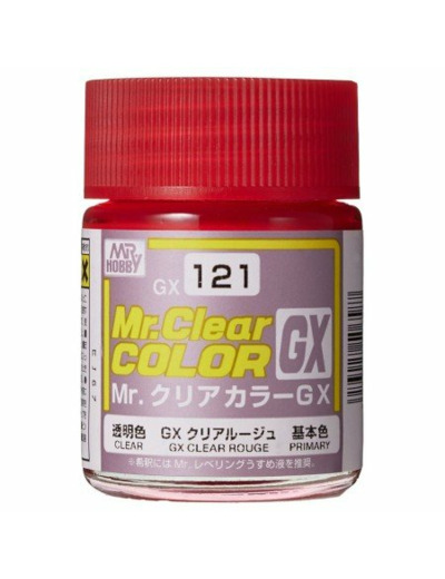 GUNZE GX-121 MR. COLOR GX CLEAR ROUGE (18 ML)