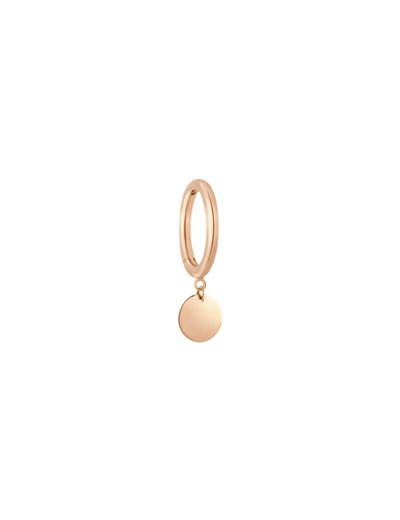 Mono boucle d'oreille créole Vanrycke Marrakech en or rose et , taille S