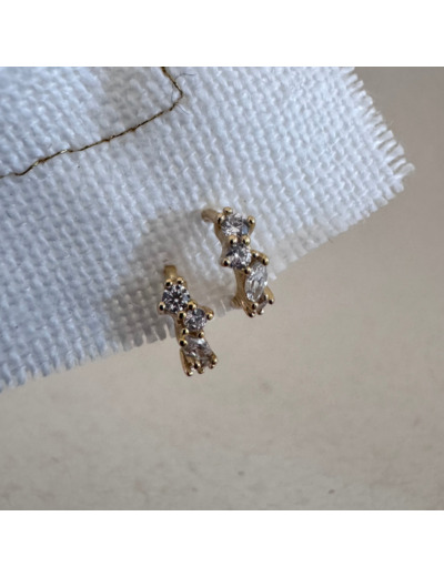 Mini Créoles Izza - Oxydes de Zirconium