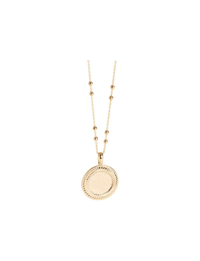 Pendentif Ana & Cha Jade en plaqué or